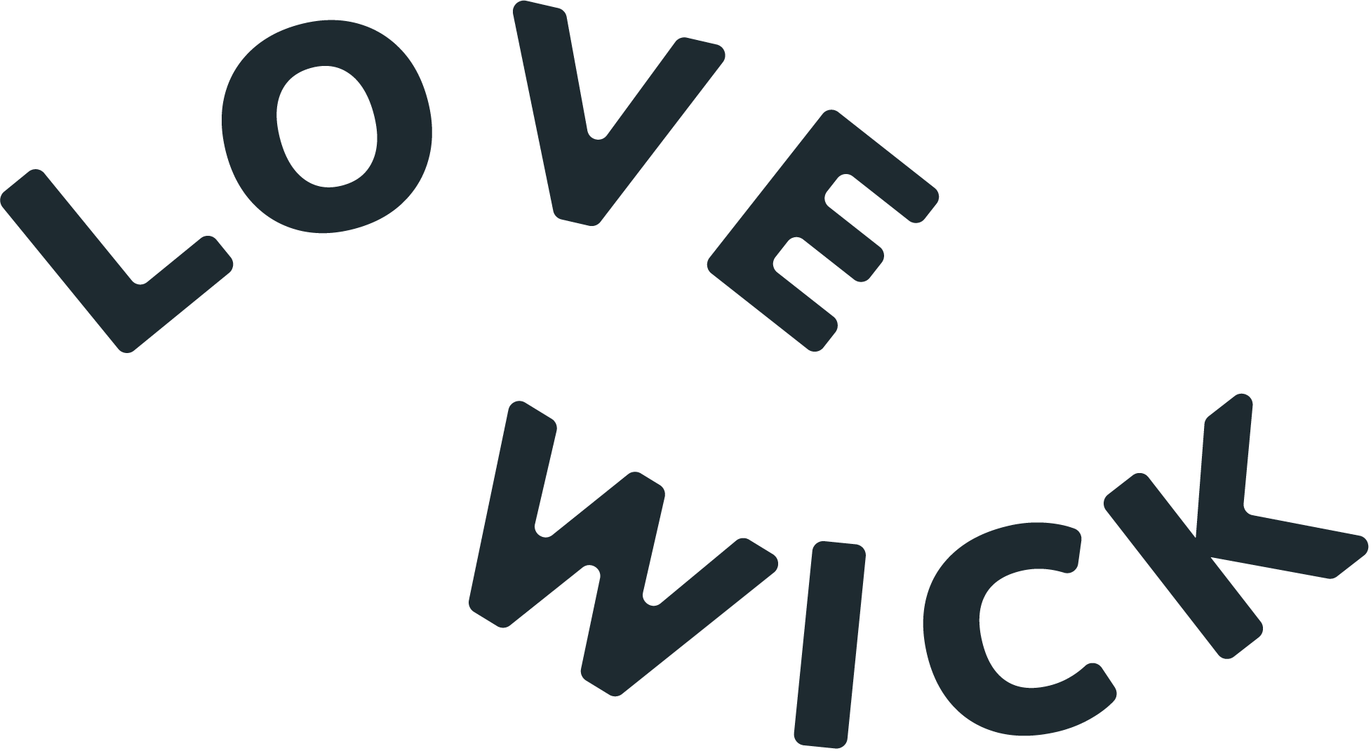 lovewick logo black