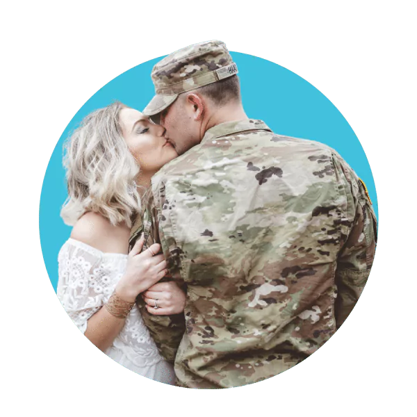military couple
